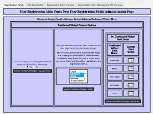 User Registration Aide